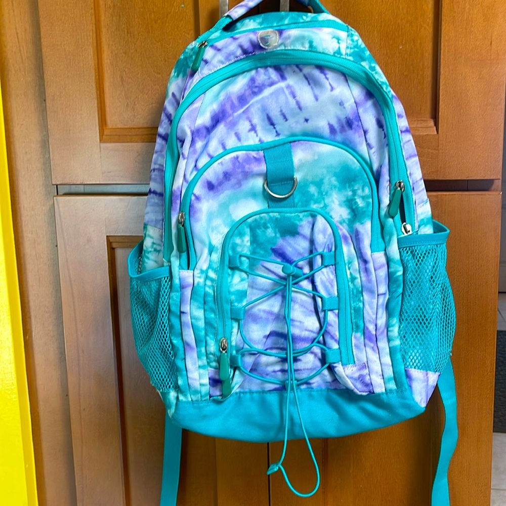 Pottery Barn teen tie dye backpack